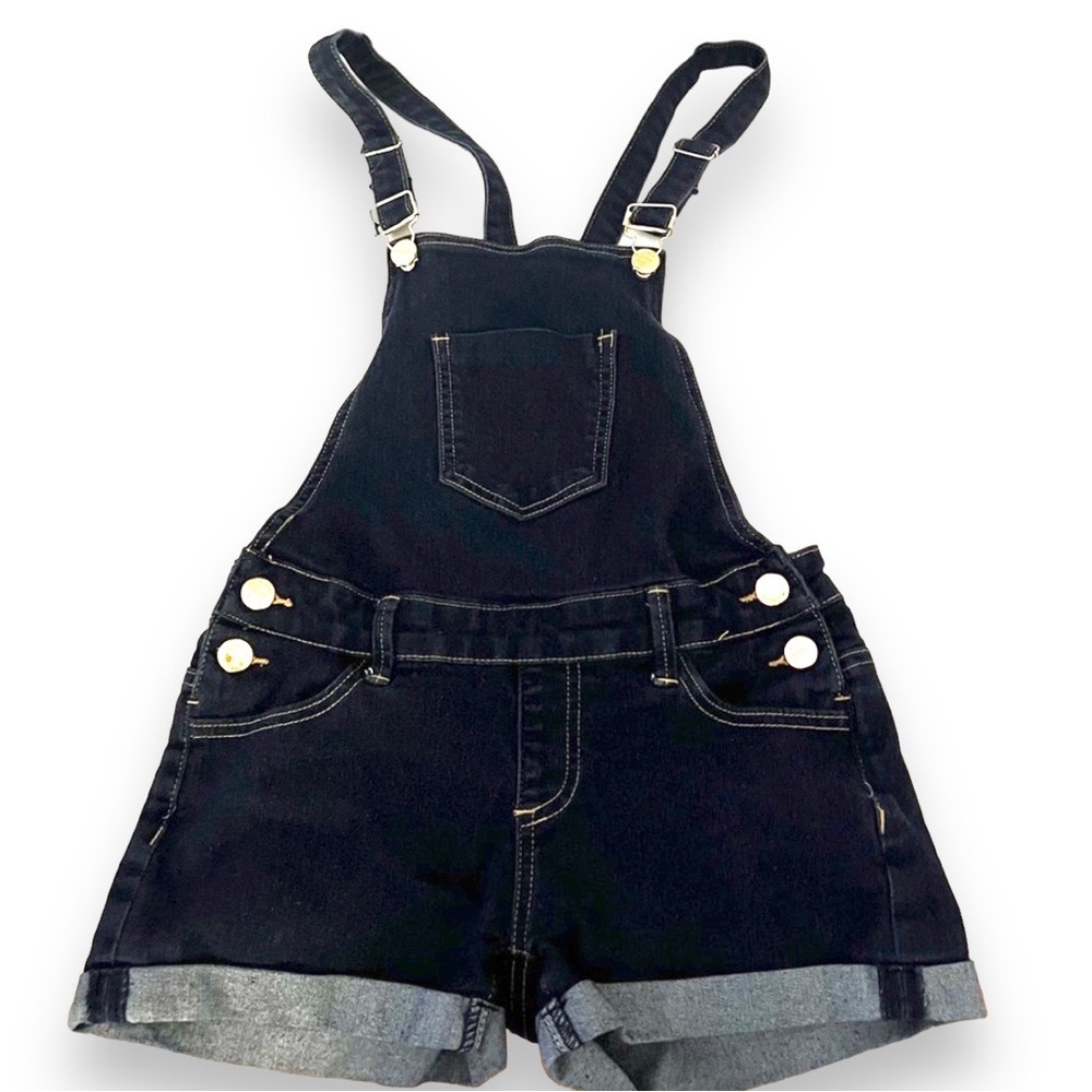 Papaya Jeans- Stretchy Jean jumper shorts- Small